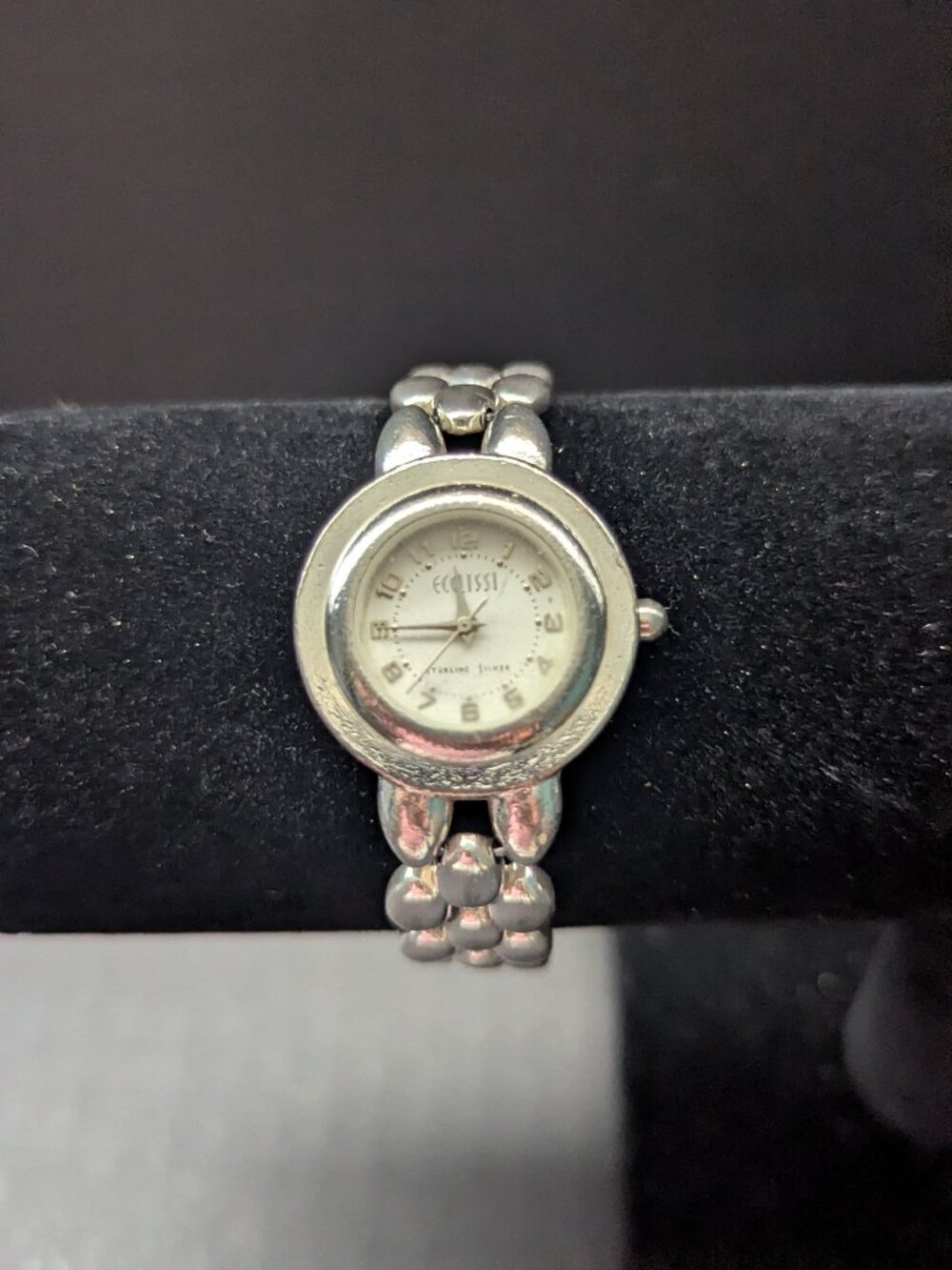 Ecclissi Women’s Solid Sterling Silver Watch White Dial Arabic Numerals